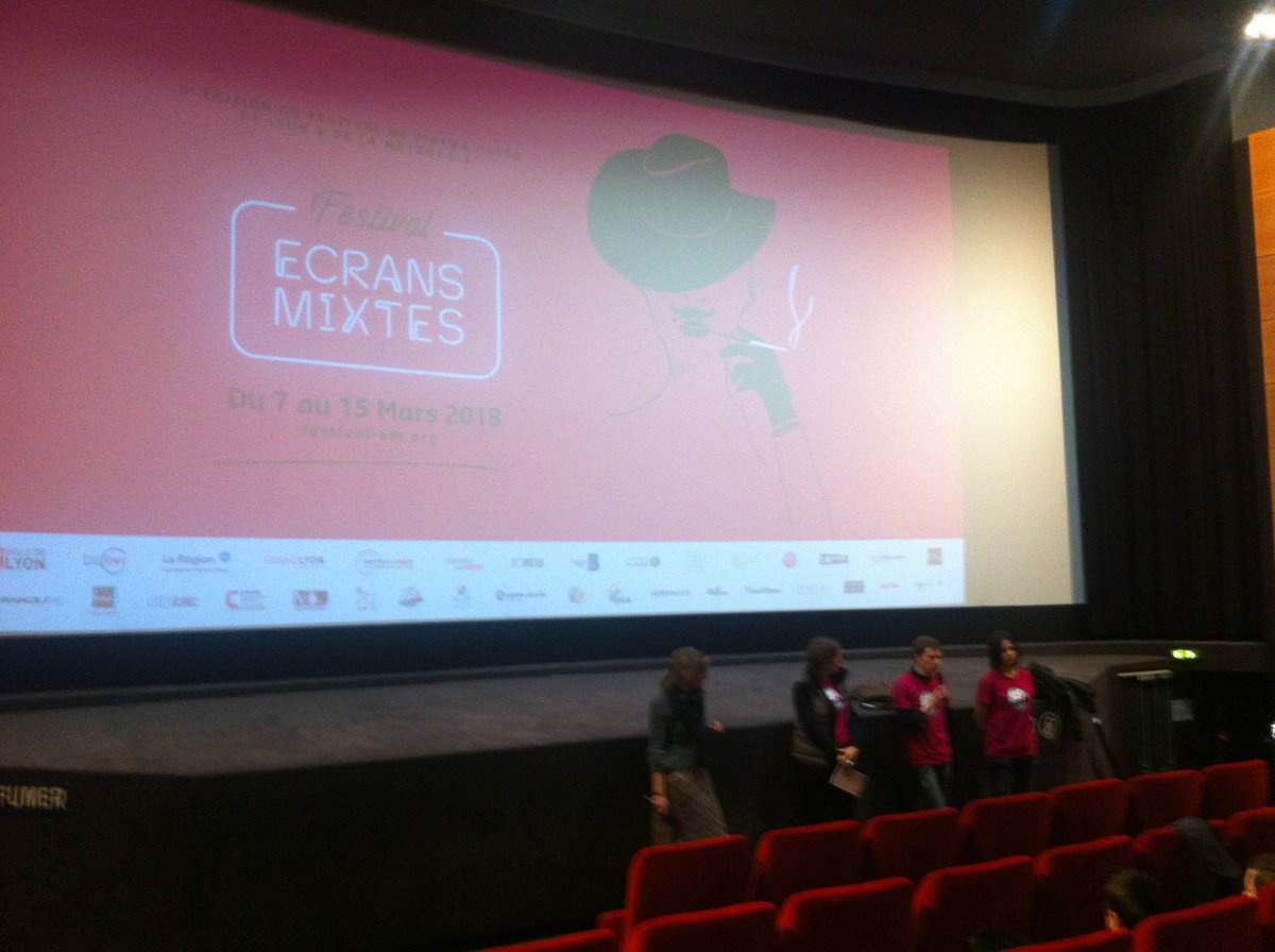 @SOShomophobie était en salle pour présenter le film #Pride aux scolaires cette semaine #FestivalEcransMixtes