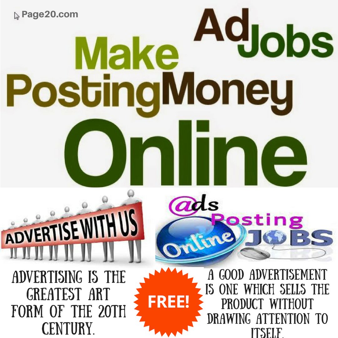 page20admin's tweet image. Looking for a Job, find a suitable recruiter for you, want to boost up your sell, and make money online. 

Visit the Link:- page20.com.

#Page20 #FreeClassifieds #freeadsonline #realestateexperts #realestatenews #realestatelife #realestatemarketing #job #recruiter