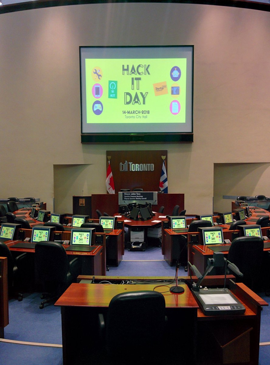MaleneCharles's tweet photo. @hackitday ready to go! We've got @RED_yyz here supporting the kids. Come join us for a day of tech fun for youth! @kidsintechinc https://t.co/5oxTNYJZZX