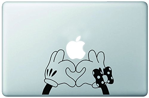 TAdesigns_info's tweet photo. Cute Mickey &amp; Minnie Hands Creating Heart Vinyl Decal Sticker Skin for Macbook 13" inch Pro Air Retina Mac Laptop by Trendy Accessories available at https://t.co/xKtxtv0xCf #vinyldecalsticker #macbook #macbookaccessories #MickeyMouse https://t.co/uU9AnSGI8M