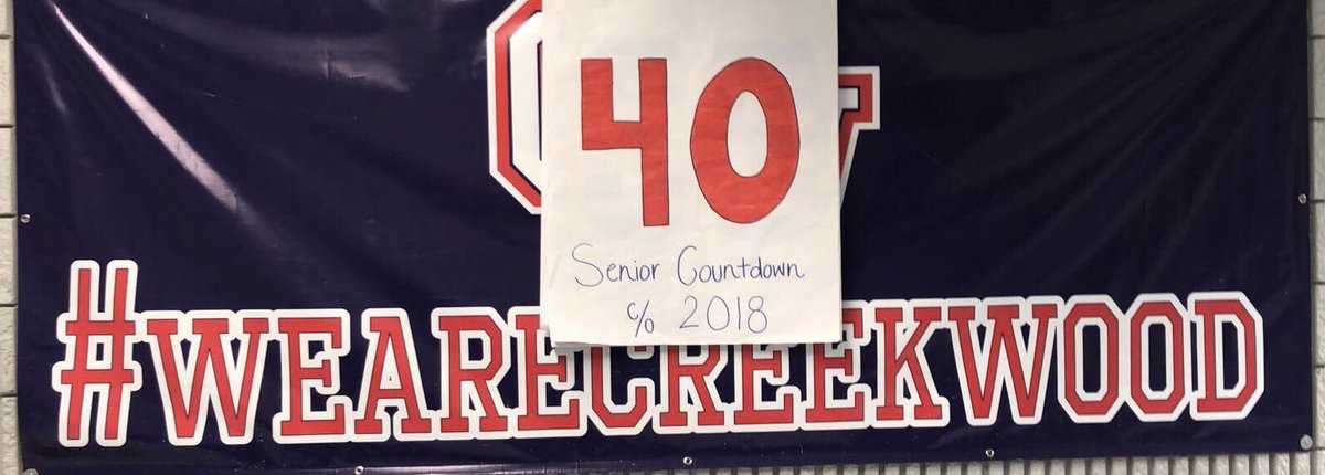 40 more days for the class of 2018