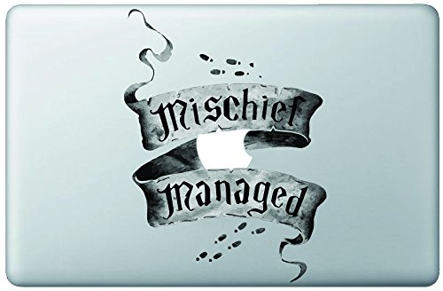 TAdesigns_info's tweet photo. Mischief Managed Quote From Famous Movie Art Vinyl Decal Sticker Skin for Apple Macbook 13" inch Pro Retina Air Mac Laptop Design Artwork Stickers by Trendy Accessories available at https://t.co/TS9TzgTOhs #vinyldecalsticker #macbook #macbookaccessories #mischiefmanaged https://t.co/AZg8Ph0oJe