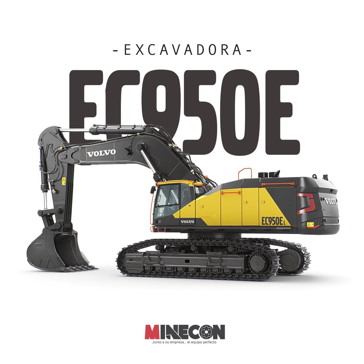 MINECONSA's tweet image. La máxima herramienta de excavación. #ec950e #volvoce #minecon_sa