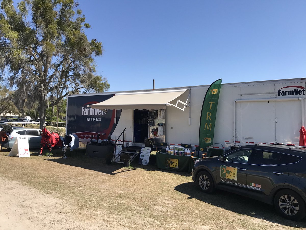 TRMAmerica's tweet photo. @TRMGabby is in Ocala this week! Stop by @FarmVet on location @HITSHorseShows Ocala @TRMNutrition #trmnutrition https://t.co/lupNxd7AE8