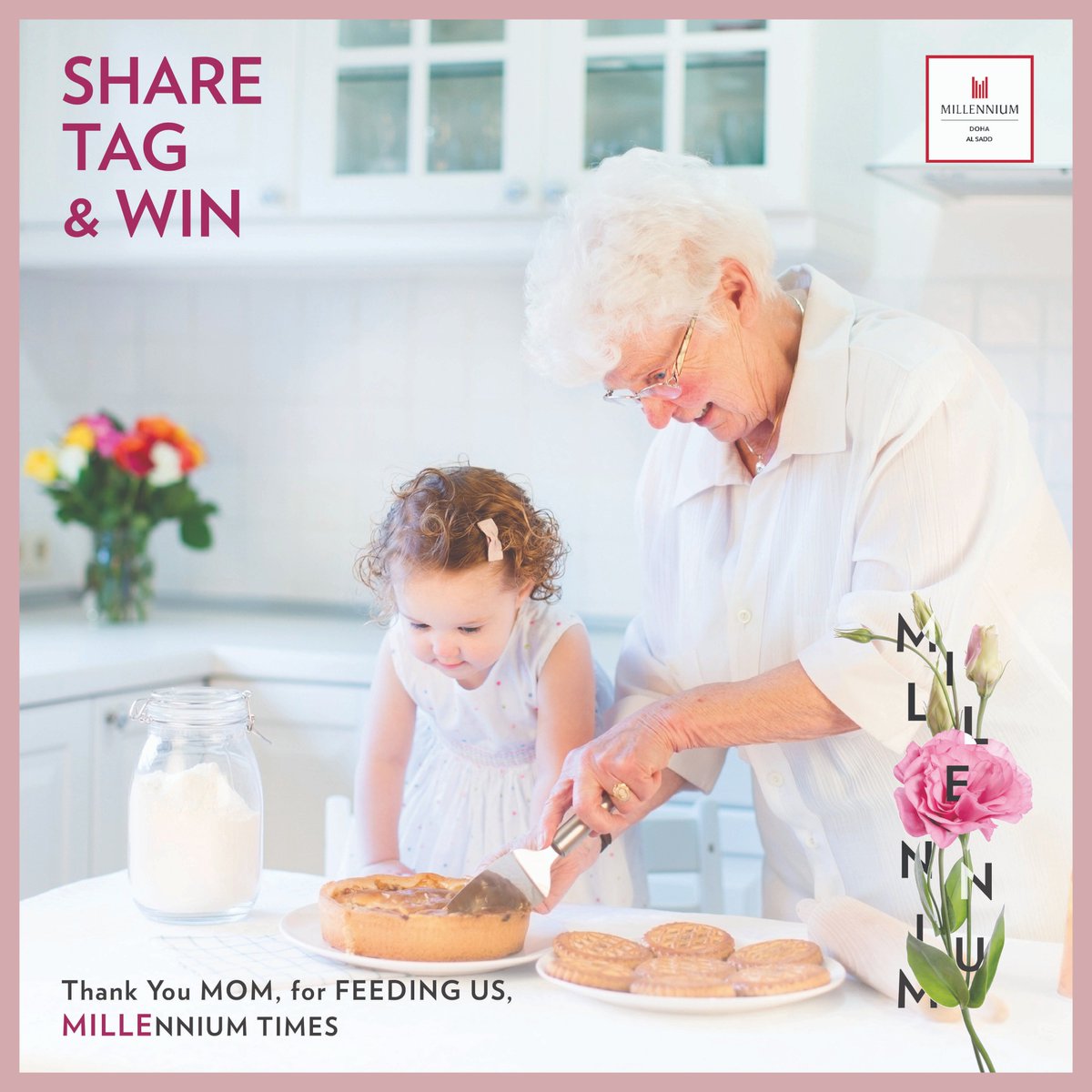 MillenniumDoha's tweet photo. Tag your #Moms , express your #love &amp; gratitude in a creative way for a chance to win an invitation for 2 for #Breakfast or #Lunch at our #CosmoRestaurant!

3 Winners will be announced on Monday March 19th!
https://t.co/tyJryBj03A

#MillenniumDoha #MothersDay #MothersDay2018 https://t.co/XaGzuu7Uhv