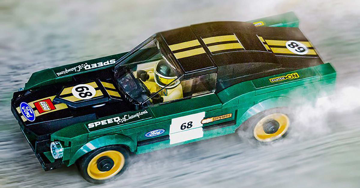 permianfordIn's tweet photo. If you love classic Mustang cars, then you’ll love this: you can now build one of the most iconic Mustang models ever with the addition of a 1968 Mustang Fastback race car to the LEGO® Speed Champions lineup.

https://t.co/eDTTIjT0EW https://t.co/VRZGZ9LNkO