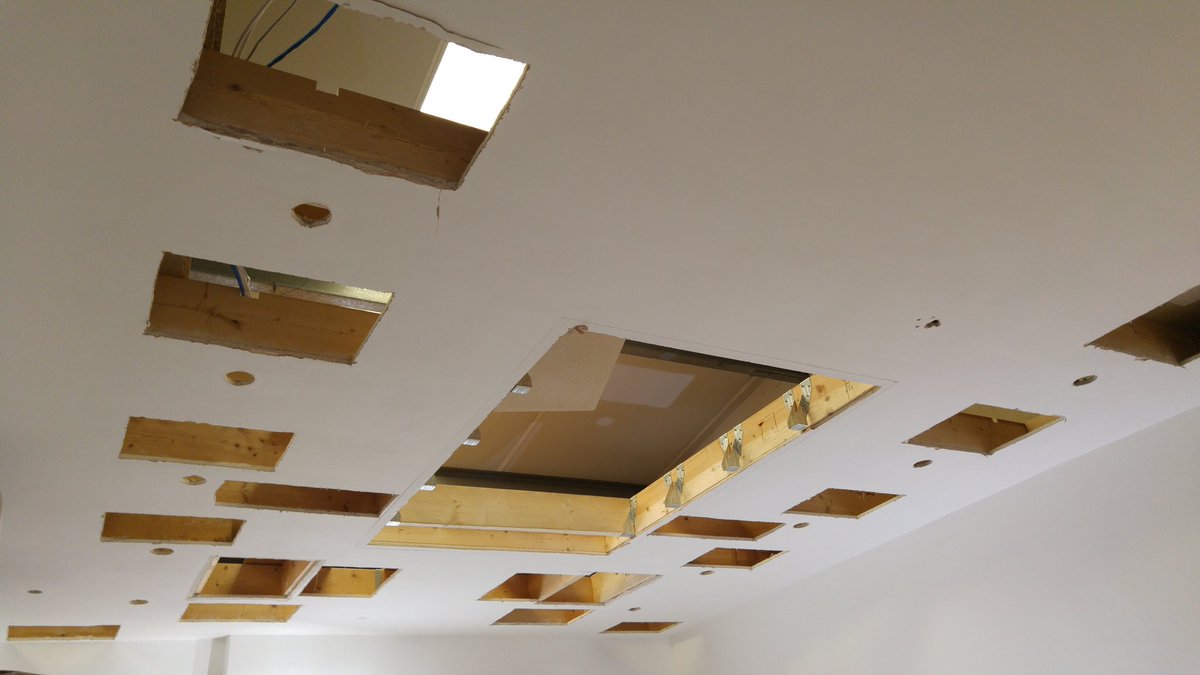 When you decide it's time to remove the demo speakers from the ceiling! <a href="/amina_speakers/">Amina. Immersive sound at it's very best.</a> <a href="/RedlineSoundUK/">Redline Scotland Ltd</a> . Complete revamp of our meeting room.