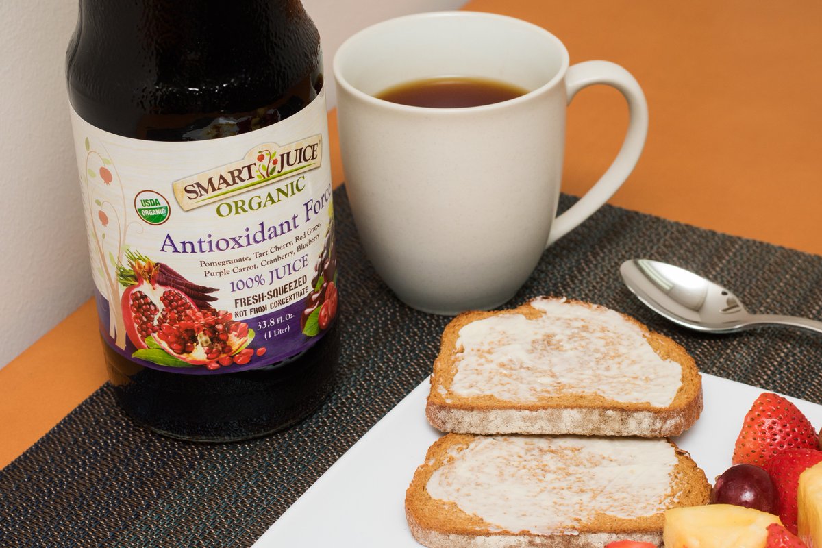 Survive cold season with Smart Juice Antioxidant Force. Our juice is chock-full of fruits that are a good source of Vitamin C to help boost your immune system. Try adding a splash of our juice to hot tea for a delicious fruity kick. #WellnessWednesday