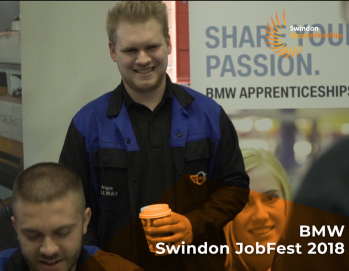 <a href="/SwindonJobFest/">Swindon JobFest</a> was a fantastic showcase of business in Swindon.
Apprenticeships <a href="/BMW/">BMW</a> offer an excellent range of opportunities for further studies. The advantage of BMW is the competitiveness of courses to drive applicants and development opportunities.
#SwindonApprenticeship
