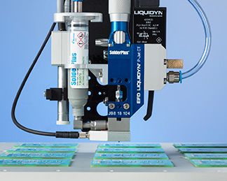 NordsonEFD's tweet photo. NEW solder paste jetting system from Nordson EFD provides fast, repeatable non-contact dispensing. See this game changer in action at Productronica China, Booth E1.1436. #fluiddispensing #solderpaste #fluiddispenser #mfg #fluiddispense https://t.co/XNBp6onVfm https://t.co/QdOKHepwlt