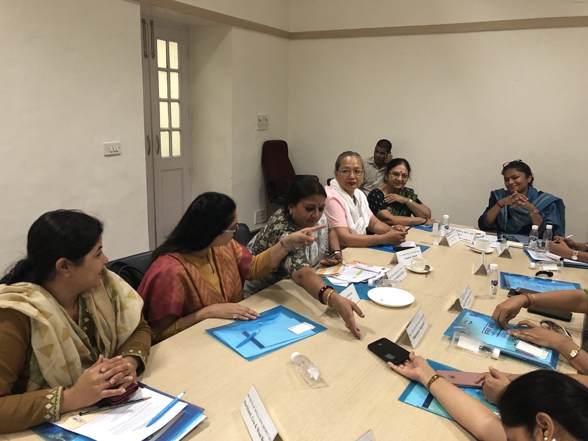 At the All India Mahila congress National office bearers Meet of the Newly appointed commiittee in the AICC today sharing our inputs &amp; exchanging views on how 2 strengthen the organisation in our respective states and from the grassroot level @OfficeOfRG @sushmitadevmp <a href="/INCIndia/">Congress</a>