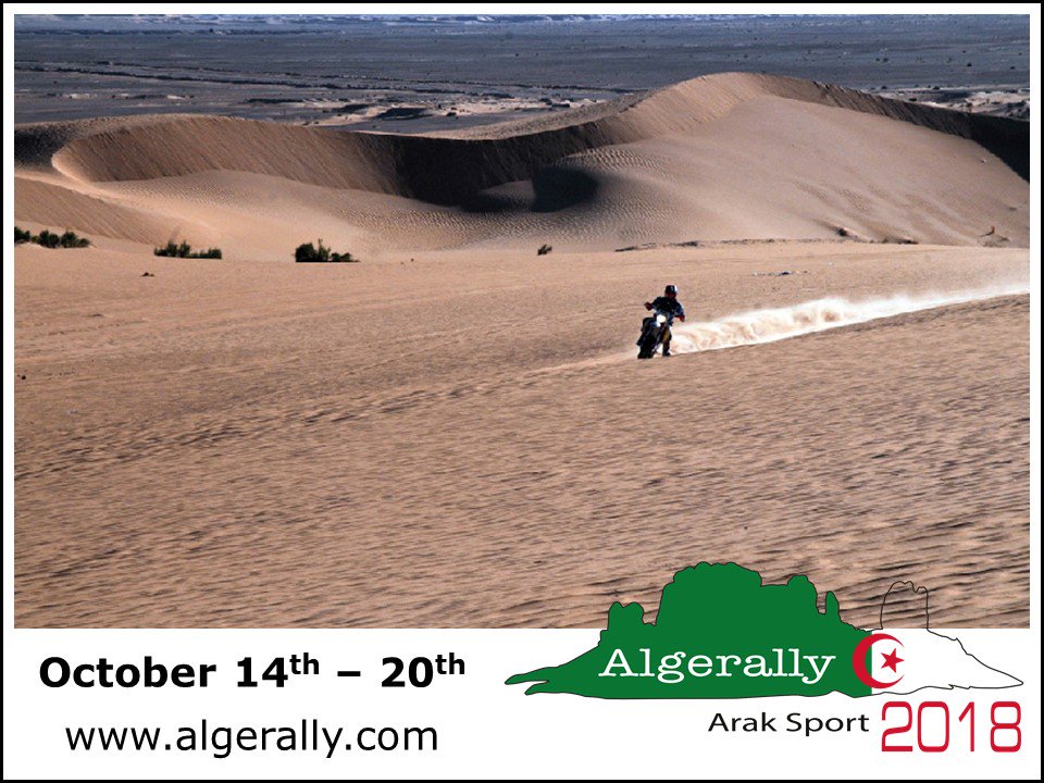 NEW NAME, NEW DATE, SAME PASSION!
The #newedition of #algerally2018 is #workinprogress! Stay tuned and #followus on algerally.com 
#ilovealgeria #algerally #desertrally #rallyracing #crosscountryrally #araksport 
#rallylovers #africalovers