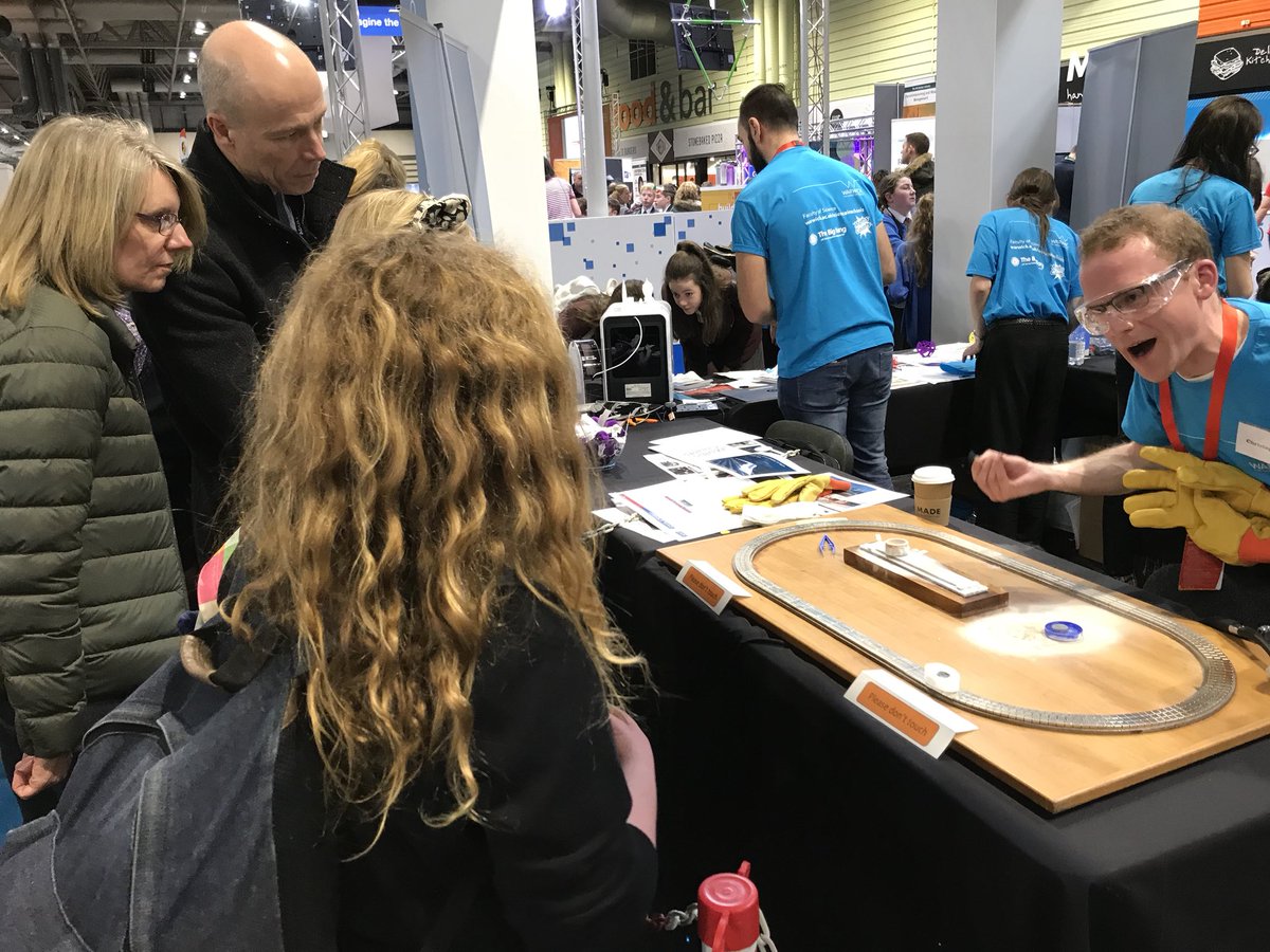 Ally Caldecote (@allyuowphysics) on Twitter photo Chris Patrick and Dan Mayoh arrive for the afternoon shift on the @warwickscience stand. Loving the gasps of excitement as they see our train levitating! <a href="/BigBangFair/">BigBang redirect</a> Chris Patrick and Dan Mayoh arrive for the afternoon shift on the @warwickscience stand. Loving the gasps of excitement as they see our train levitating! <a href="/BigBangFair/">BigBang redirect</a>