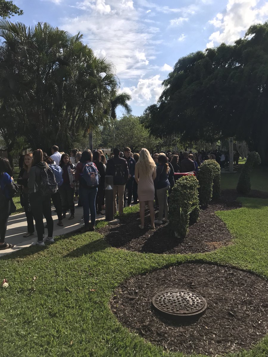17 minutes of silence for support of #msdstrong #neveragain #nationalwalkoutday
