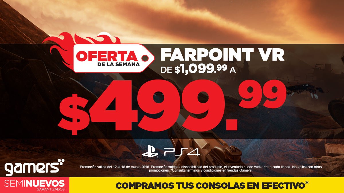 GamersRetail's tweet photo. ¡La #OfertaDeLaSemana tiene para ti un celular #MotorolaC y el juego de #FarpointVR casi a mitad de precio! https://t.co/TfpijpJxVg https://t.co/bLXgvUJ48V