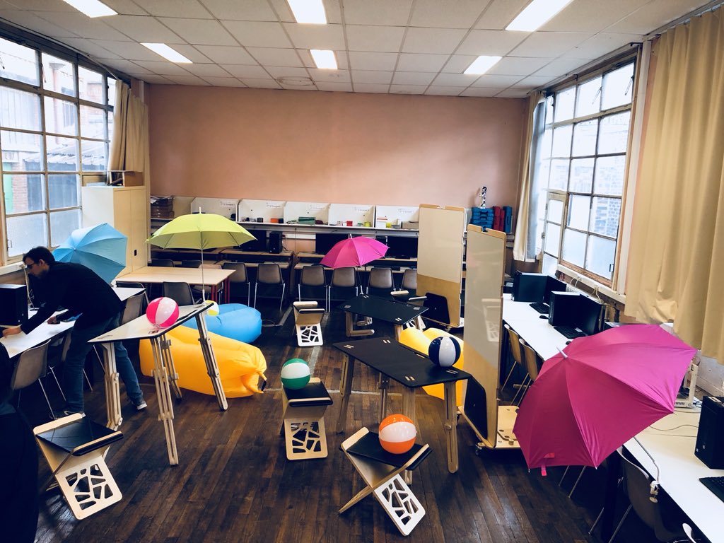 omnidesignfr's tweet image. Et si la salle de classe du futur était modulable ? Cette vision est devenue réalité hier avec @EDFofficiel @Academie_Paris 
#eduspot2018 #education #EcoleNumerique #EcoleNumerique #Pedagogie #ecoledufutur #innovation2018 #apprendreautrement