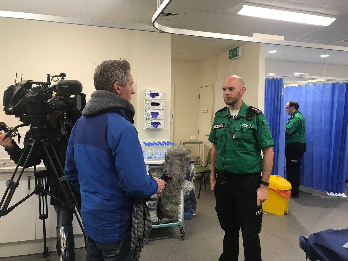 Volunteers like <a href="/999jim/">Jim Stokes</a> are busy looking after the crowds <a href="/CheltenhamRaces/">CheltenhamRacecourse</a> and <a href="/Knibbsey/">Steve Knibbs</a> from <a href="/bbcpointswest/">BBC Points West</a> has been finding all about our work during #TheFestival2018