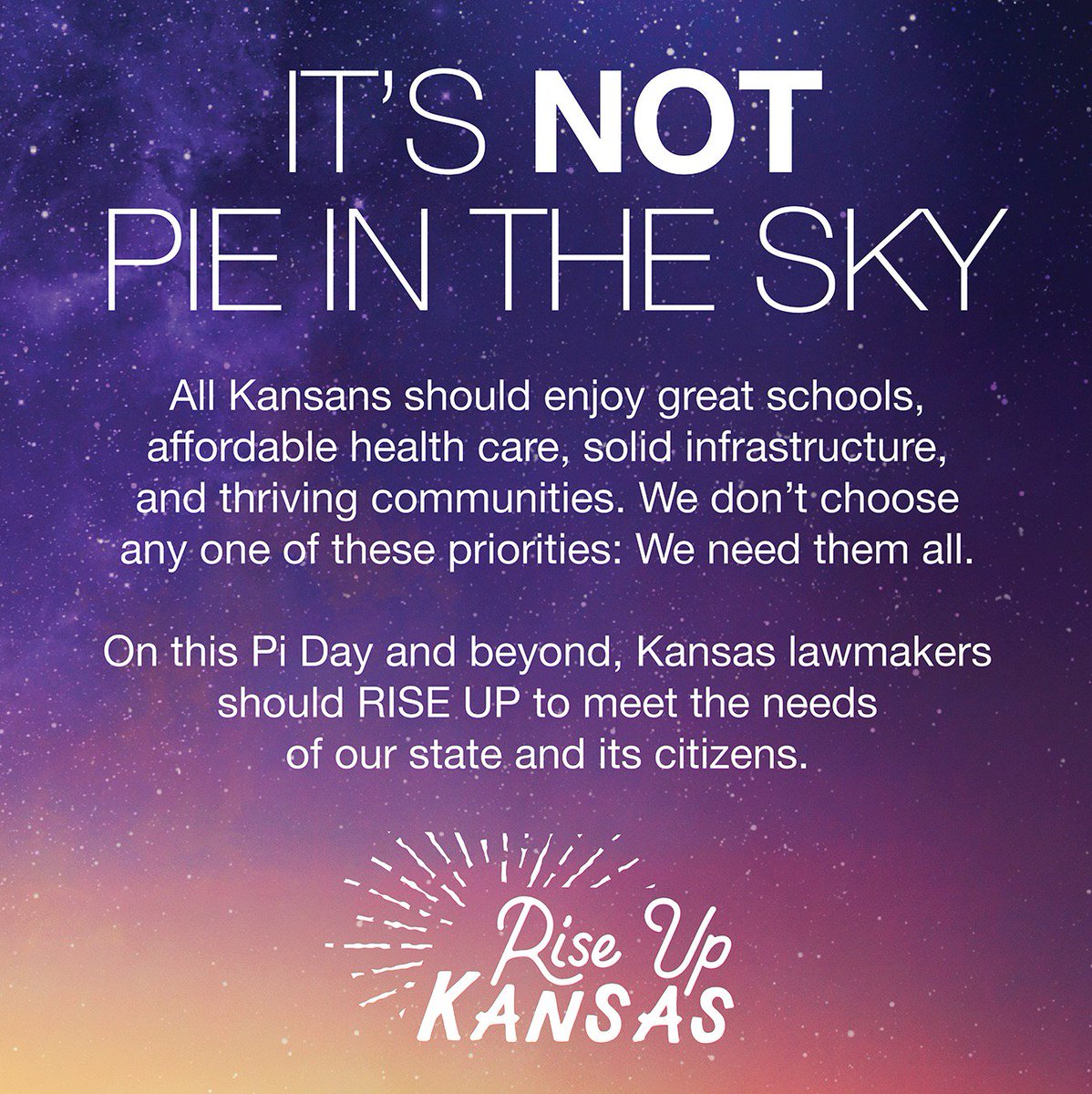 KSprosperity's tweet image. Schools, health care, infrastructure and thriving communities all matter! bit.ly/2FUqPmk #PiDay #ksleg