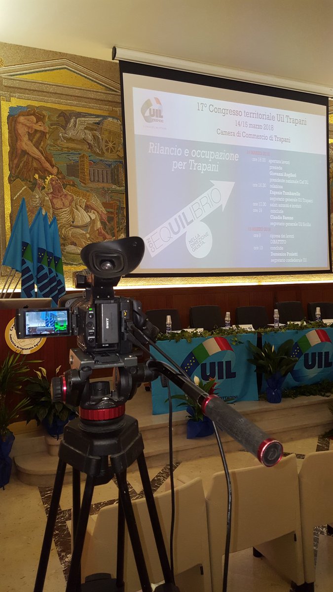 Tutto pronto per i lavori del 17° congresso Uil Trapani che prenderanno il via alle ore 16, nei locali della Camera di Commercio. Il congresso sarà trasmesso in diretta streaming su questa pagina facebook #staytuned