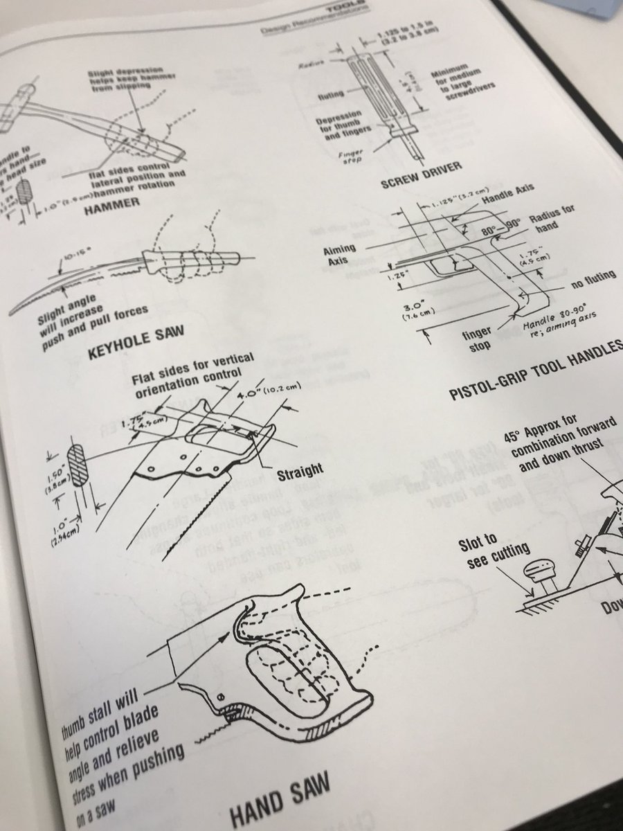 lovesarussian's tweet photo. Busy with my #HumanFactorsDesignHandbook this morning. AKA, my bible. #therealtimegroup #humanfactors #productdesign #ergonomics #UserExperience https://t.co/kSL2oEymBg