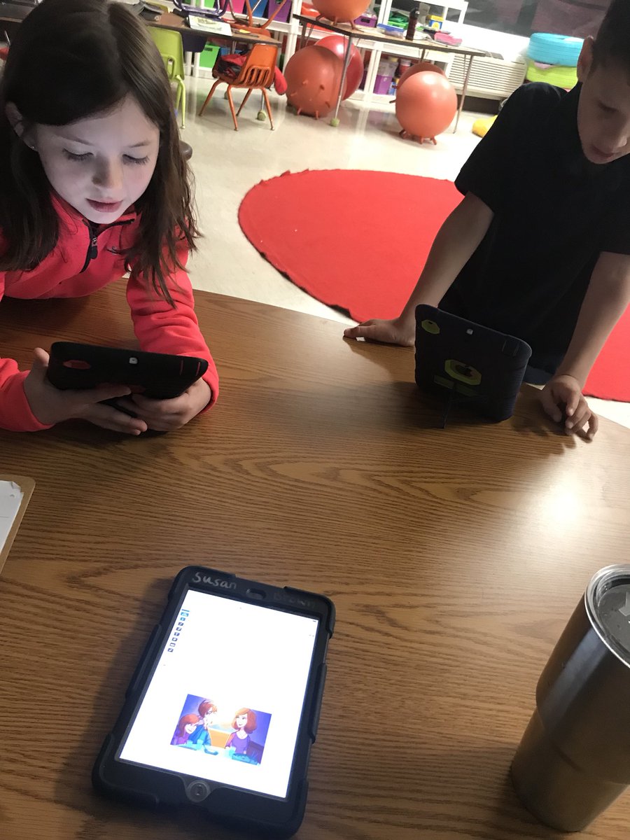 adubdubss's tweet photo. Reading A-Z leveled books on iPads are a great resource during RTI. No more printing out books!! #pvessuccess #ccsdtn https://t.co/q9dMsTHbaZ