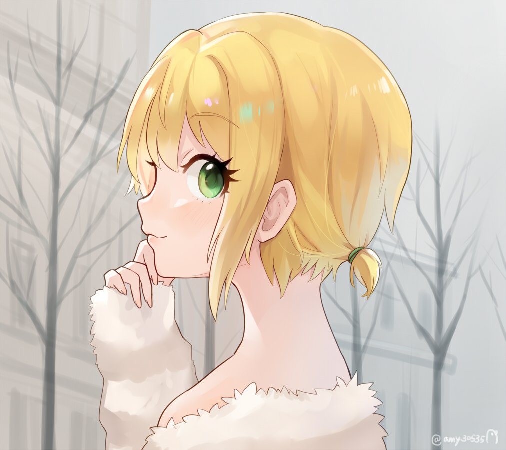 宮本フレデリカ 「ミニポニーテール☺️ 」|摸魚企鵝🐧Moyuのイラスト