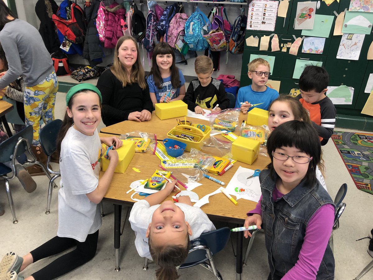 Mrs. London’s 4th graders buddied with Miss Henry’s kindergarteners to create leprechaun traps. #southside #tituspride