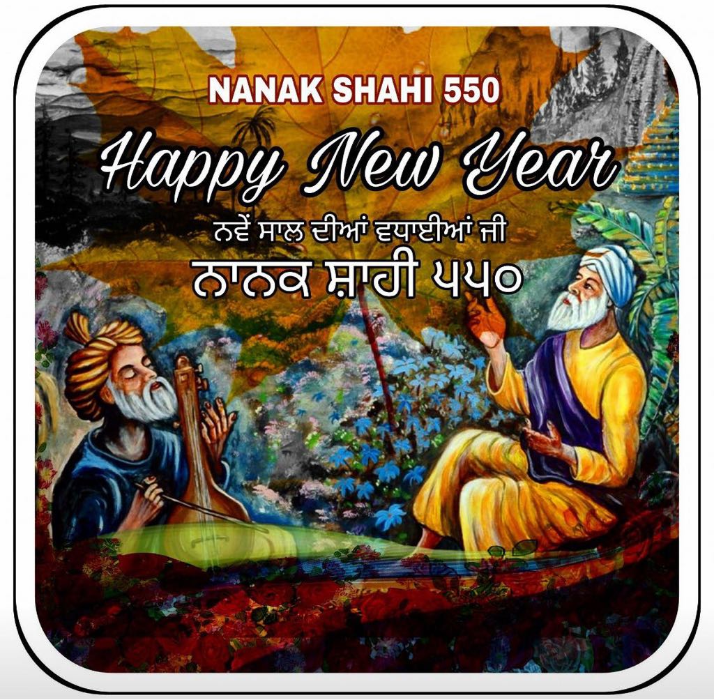 Happy New Year, Nanakshahi 550 to all who celebrate and observe. 😊🙏🏽 #SikhNewYear #NanakShahiCalender #NanakShahi550 #Chet #Cheth