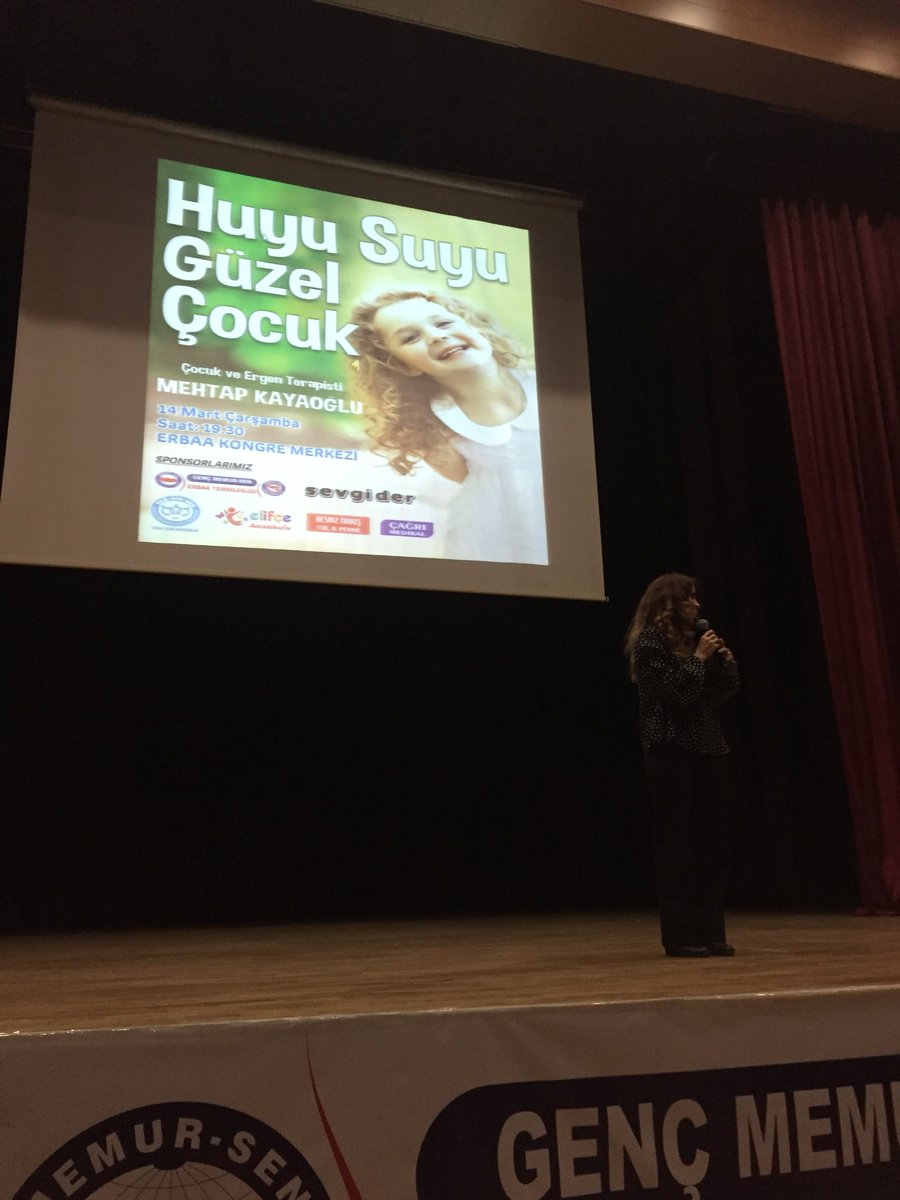 Psikolojik Danışman <a href="/mehtapkayaoglu/">Mehtap Kayaoğlu</a> Erbaa Kongre Merkezi’nde “Huyu Suyu Güzel Çocuk” başlıklı sunumunu gerçekleştiriyor... #erbaa #Tokat #seminer #söyleşi