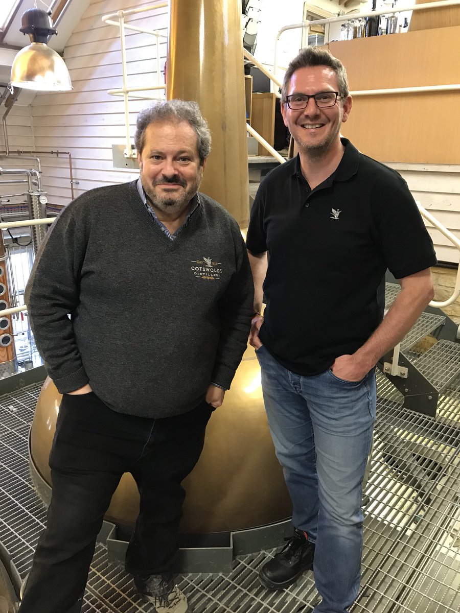 Cotswoldistill's tweet image. It’s been great having John, the spirits buyer for @waitrose, visiting our distillery over the last couple of days. He’s definitely gotten stuck in with production - he even helped us to distill a batch of whisky! 🥃