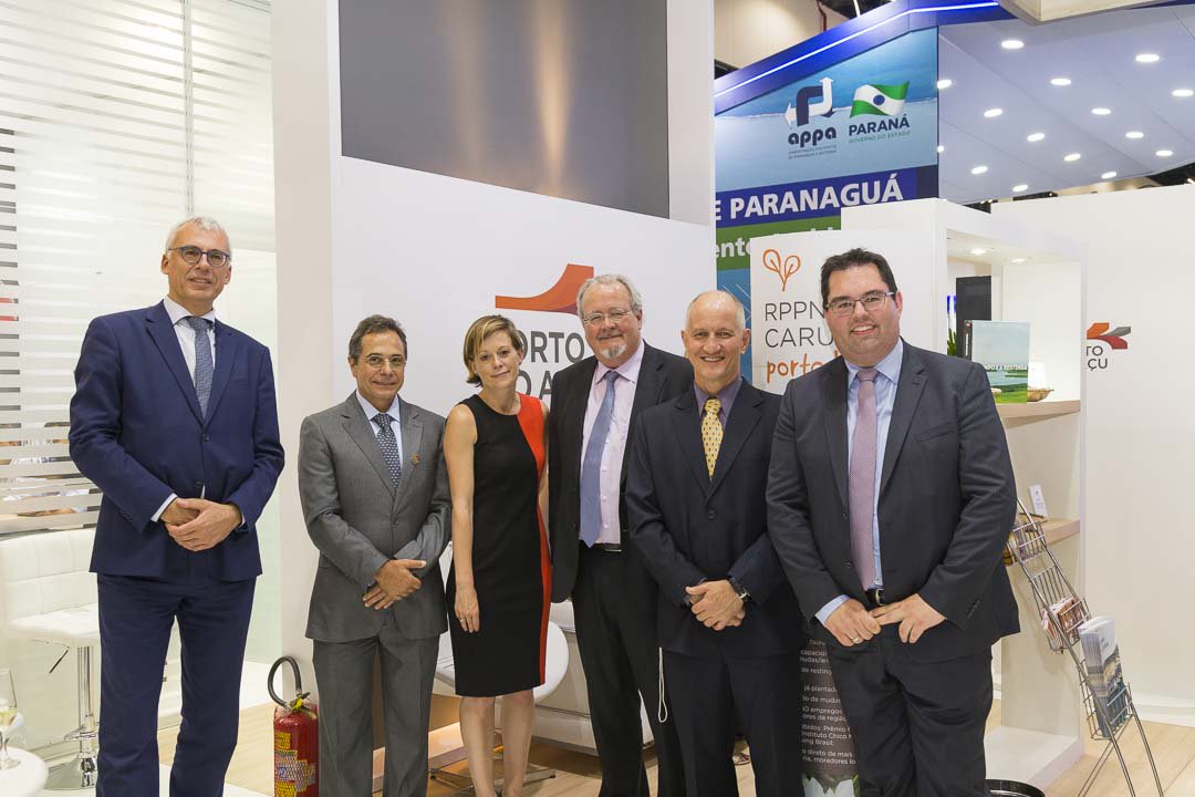 PortofAntBruINT's tweet photo. Together with @PortofAntwerp , we hosted a joint reception with our partner #portodoAçu at their booth at #Intermodal2018 , looking back on past accomplishments and looking forward to all the great things that are yet to come! #portodeoportunidades #IntermodalSouthAmerica https://t.co/sEfjpXvYeg