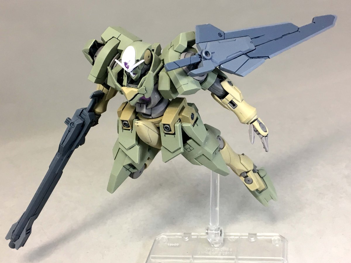 F A たちばな Su Twitter Hgbf 1 144 ジンクスiv Type Gbf 組んだ 2月プレバン限定 バトローグ 4話登場 レナート兄弟のジンクス小隊機 キットはhg ジンクス ベースに ストライカージンクス 24thセンチュリーウェポンズ のパーツを合わせてgbf色ながら
