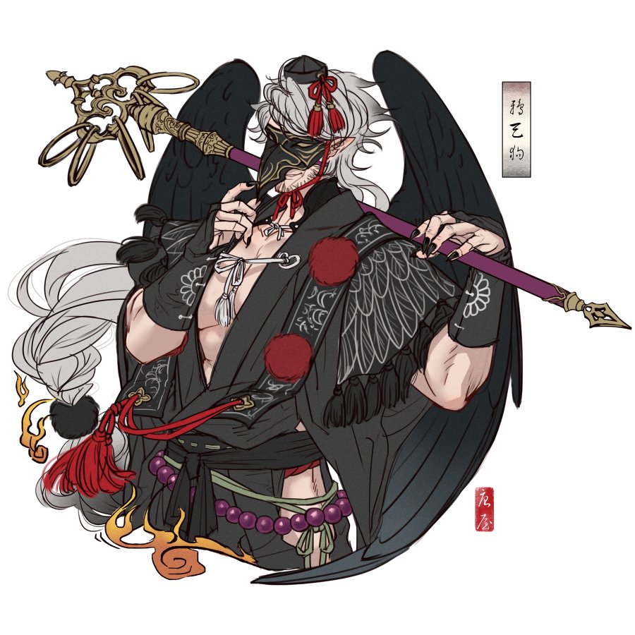 #ホワイトデーなので創作さん家の白髪キャラください
白髪多すぎて入りきらない🤔 