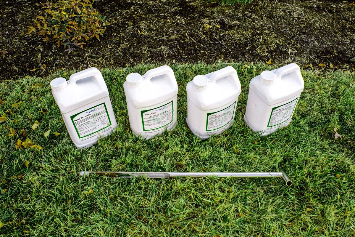 The plant will take in as much as possible through the leaf tissue with liquid products, like HydraSmart. 🌱💧

When using granular counterparts, the plant may only absorb 5% or less of the product, but with HydraSmart, whatever is washed off will still be absorbed in the roots.