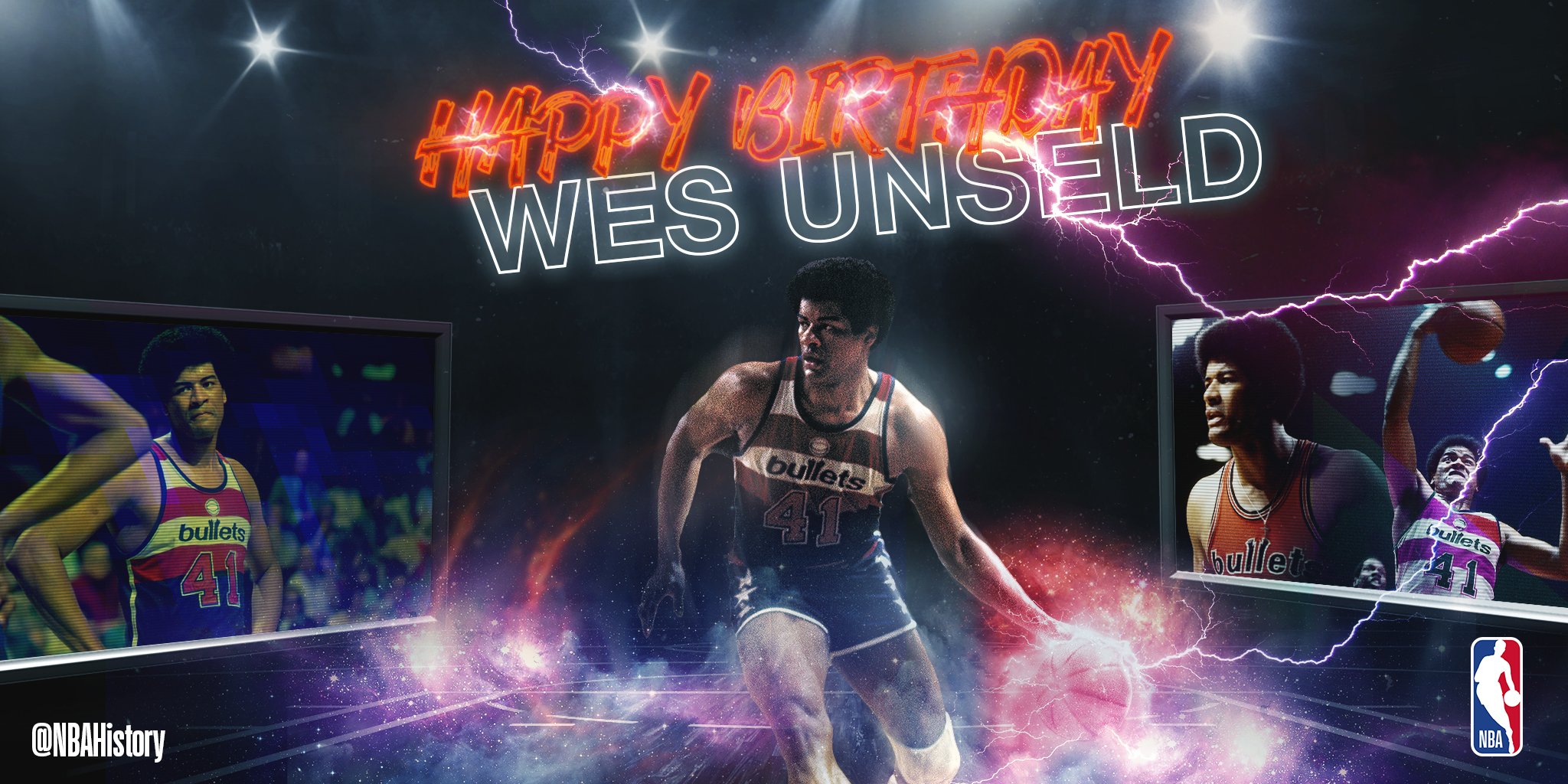 Happy 72nd Birthday to 5x All-Star and Hall of Famer, Wes Unseld! 