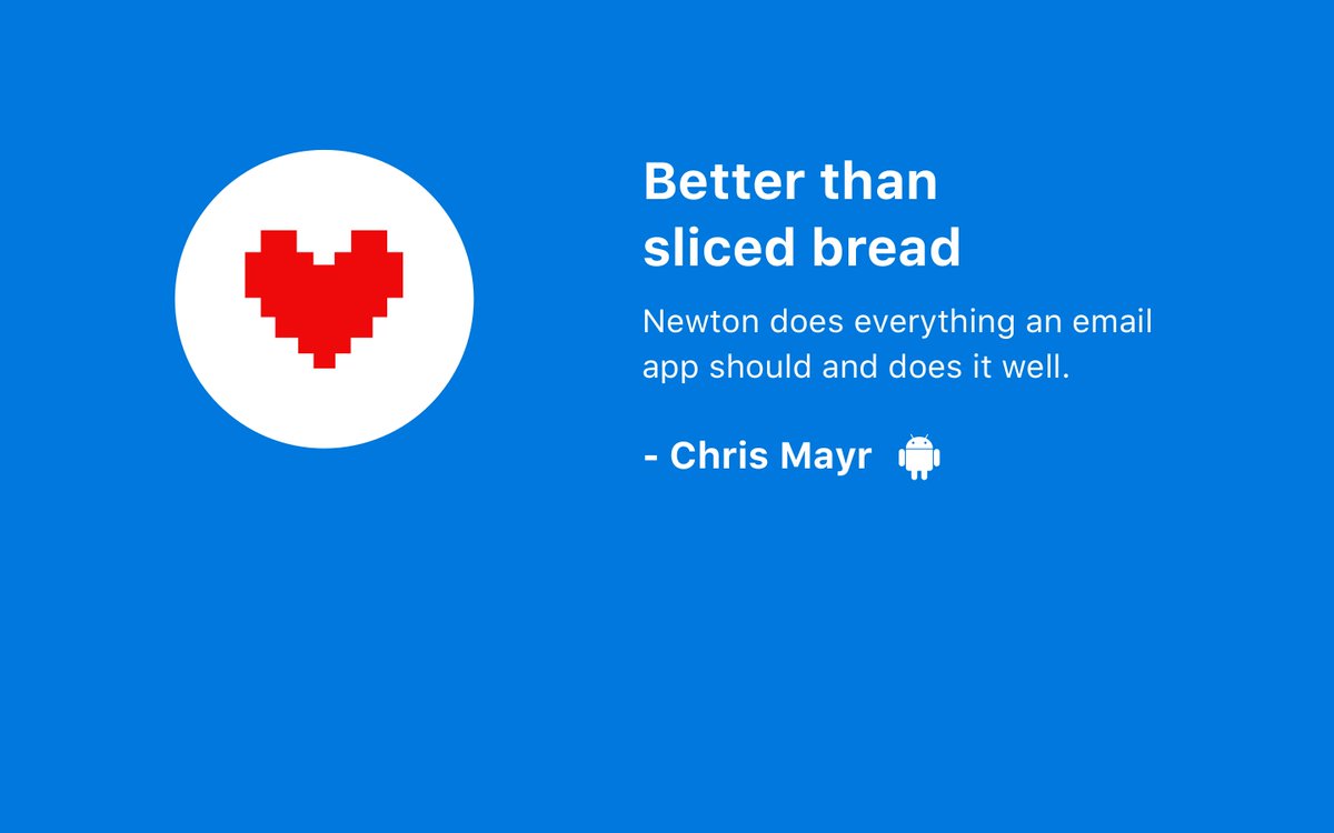 newtonmailapp's tweet image. #UserLove #Android