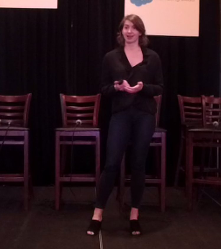 MediaPost's tweet photo. Lizz Niemeyer, Director of Brand Marketing at @Postmates, describes easing the friction between #creative and #data / Watch live: https://t.co/5EnjDjSTjl #SXSW18 #SXSW2018 #MPBMS https://t.co/avM9kd3WCd