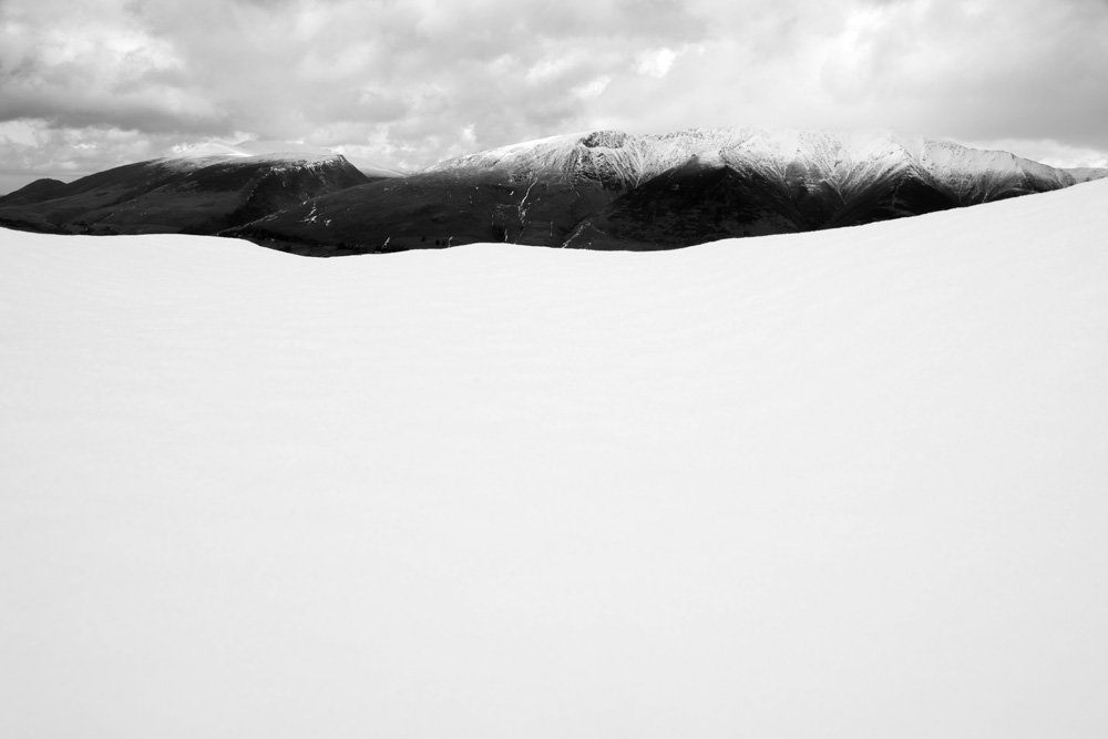 Wanted snow, got snow. This time last week I was in the Lakes snapping Blencathra from Threlkeld Knotts ... #LakeDistrict