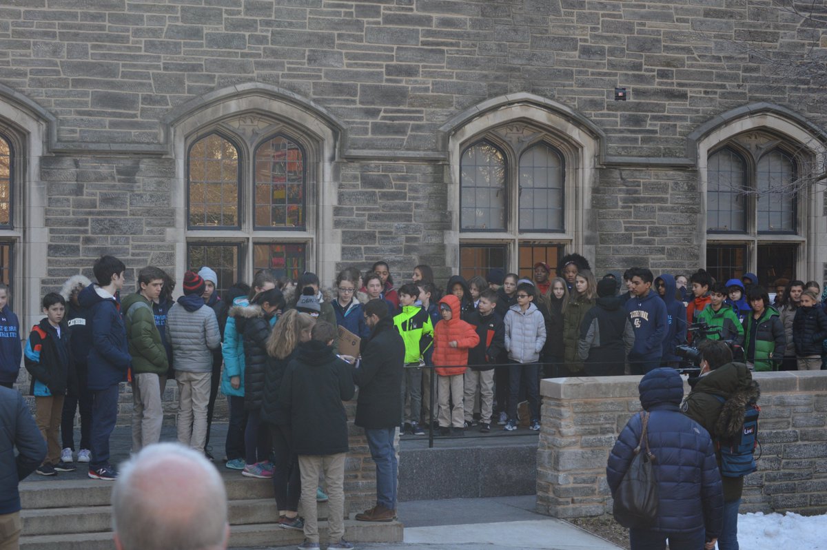 StJohnDivineNYC's tweet photo. #enough #NationalWalkoutDay @CathedralNYC https://t.co/bHKkD4qA12