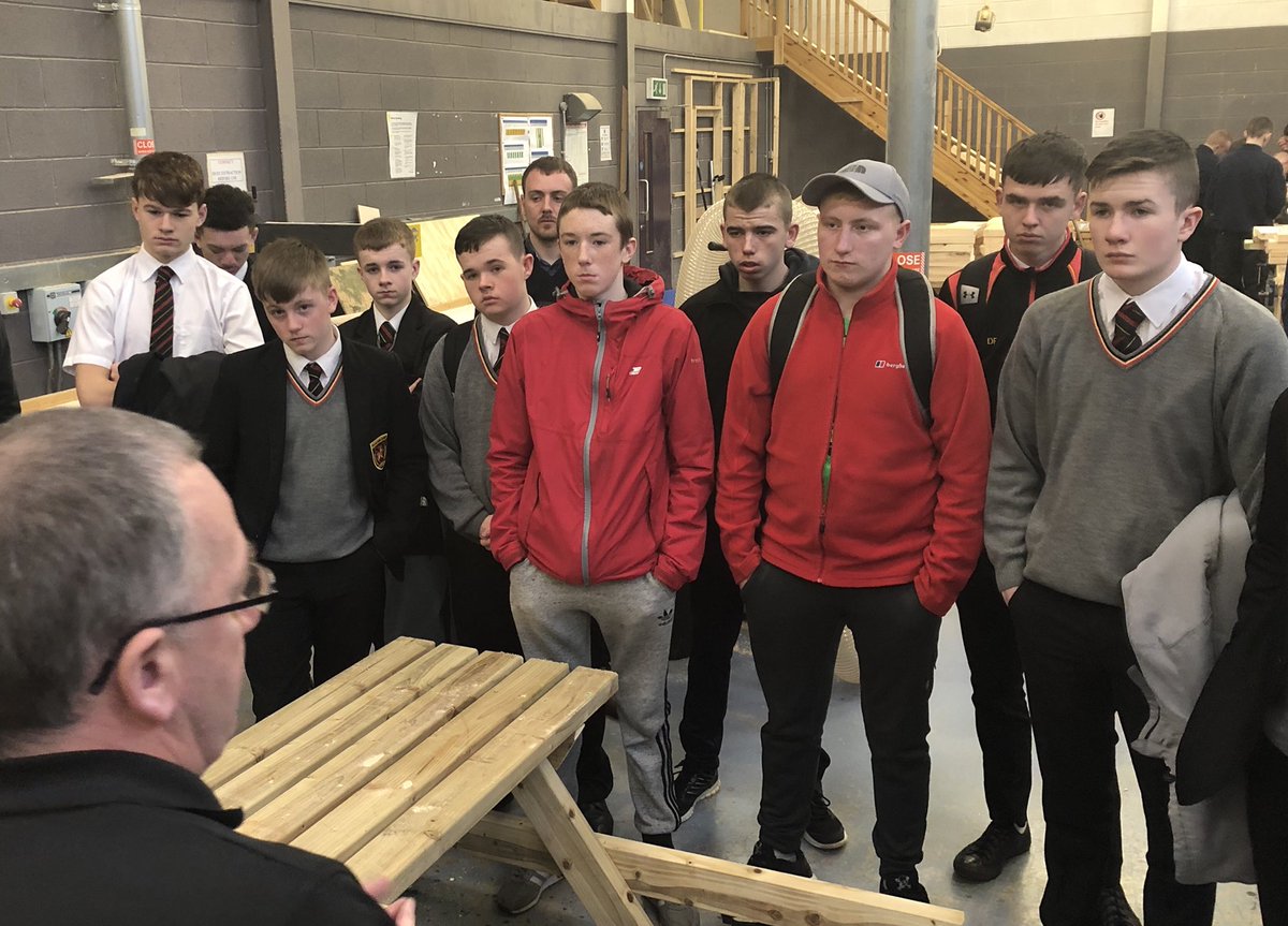 Workforceonline's tweet photo. Workforce Open Day is in full flow today! We are open until 6pm! Call in and see us! We were delighted to see the fantastic lads of @lasallebelfast call in and take a tour of our facilities.  #WorkforceOpenDay https://t.co/gEjqlYppym