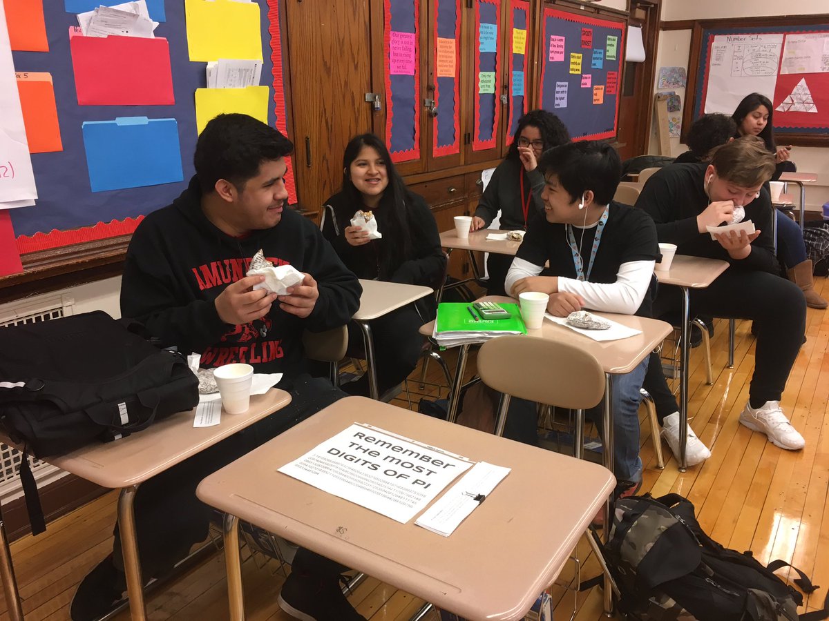 Thank you so much <a href="/StansDonutsCHI/">Stan's Donuts & Coffee</a> for the delicious treats to celebrate Pi Day! <a href="/Amundsen_HS/">Amundsen High School</a>