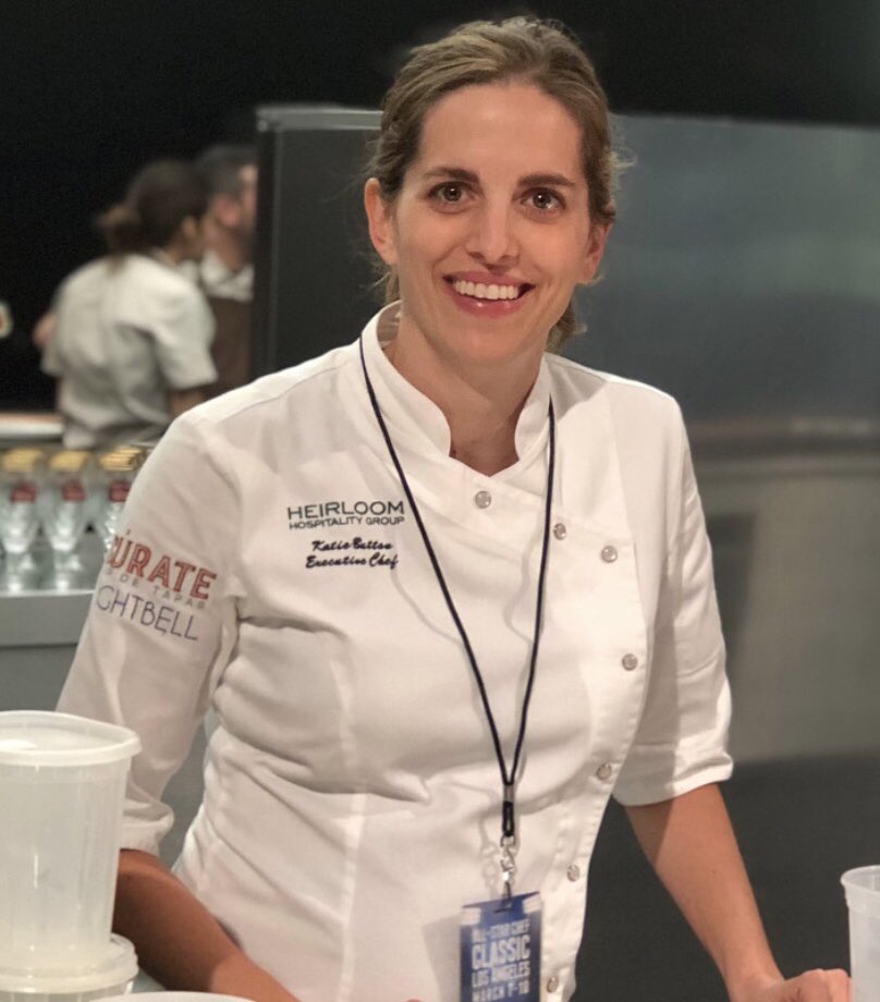 CONGRATS to Dame <a href="/chefkatiebutton/">Katie Button</a> of <a href="/TheNightbell/">Nightbell</a> for being a <a href="/beardfoundation/">James Beard Foundation</a> Finalist for Best Chef in the Southeast! 🎉 
#JamesBeardAwards #raleigh #northcarolina