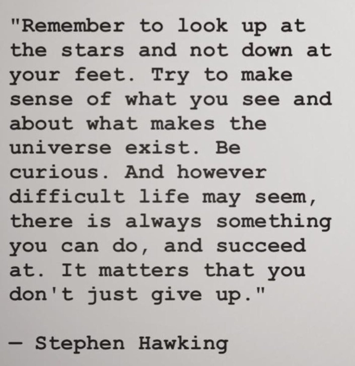 Year6TSP's tweet photo. Remembering #StevenHawking and the incredible legacy he leaves behind. He taught us all many things especially #tonevergiveup https://t.co/6z4sCISRuL