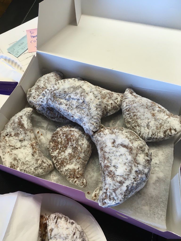 ThePrappasMath's tweet photo. Happy Pi Day! Thanks to @StansDonutsCHI for making it a lot sweeter for @Amundsen_HS #mathstudies students! #PiDay https://t.co/7GCDLzjMHE