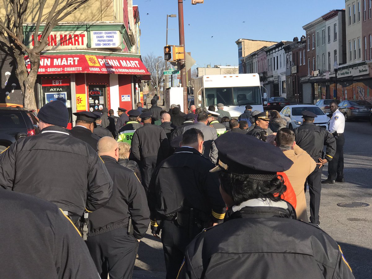 Today's <a href="/MayorPugh50/">Mayor Catherine Pugh</a> Violence Reduction initiative meeting was in the Pennsylvania Avenue Community: facebook.com/BaltimoreCityP…