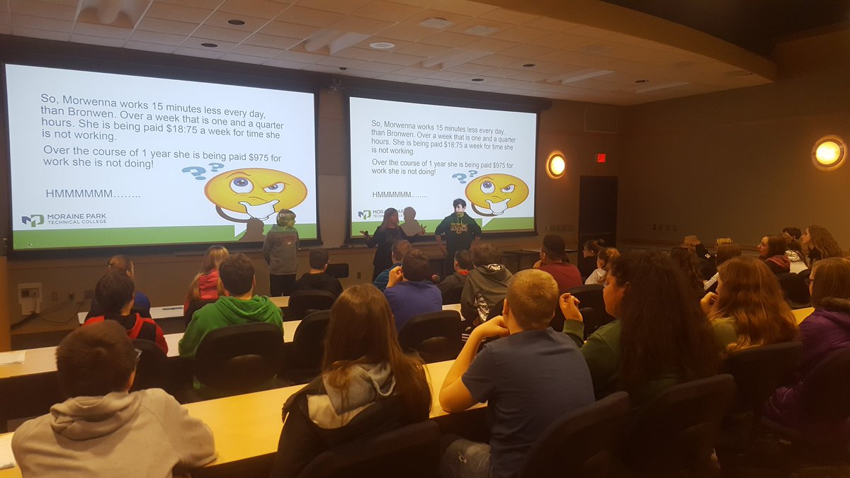 wschroeder's tweet photo. Junior Achievement soft skills presentation with Kim Schwamn #MPTCEngage https://t.co/knNItwmZOo