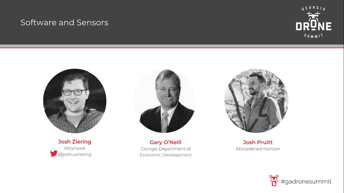 Check out the Software and Sensors Breakout Panel with Josh Ziering from <a href="/kittyhawkio/">Aloft (formerly Kittyhawk.io)</a>, Josh Pruitt from <a href="/abroadndhorizon/">Abroadened Horizon</a>, and moderator Gary O'Neill from <a href="/gdecd/">Georgia, USA</a>! ow.ly/2IZg30iVC0V