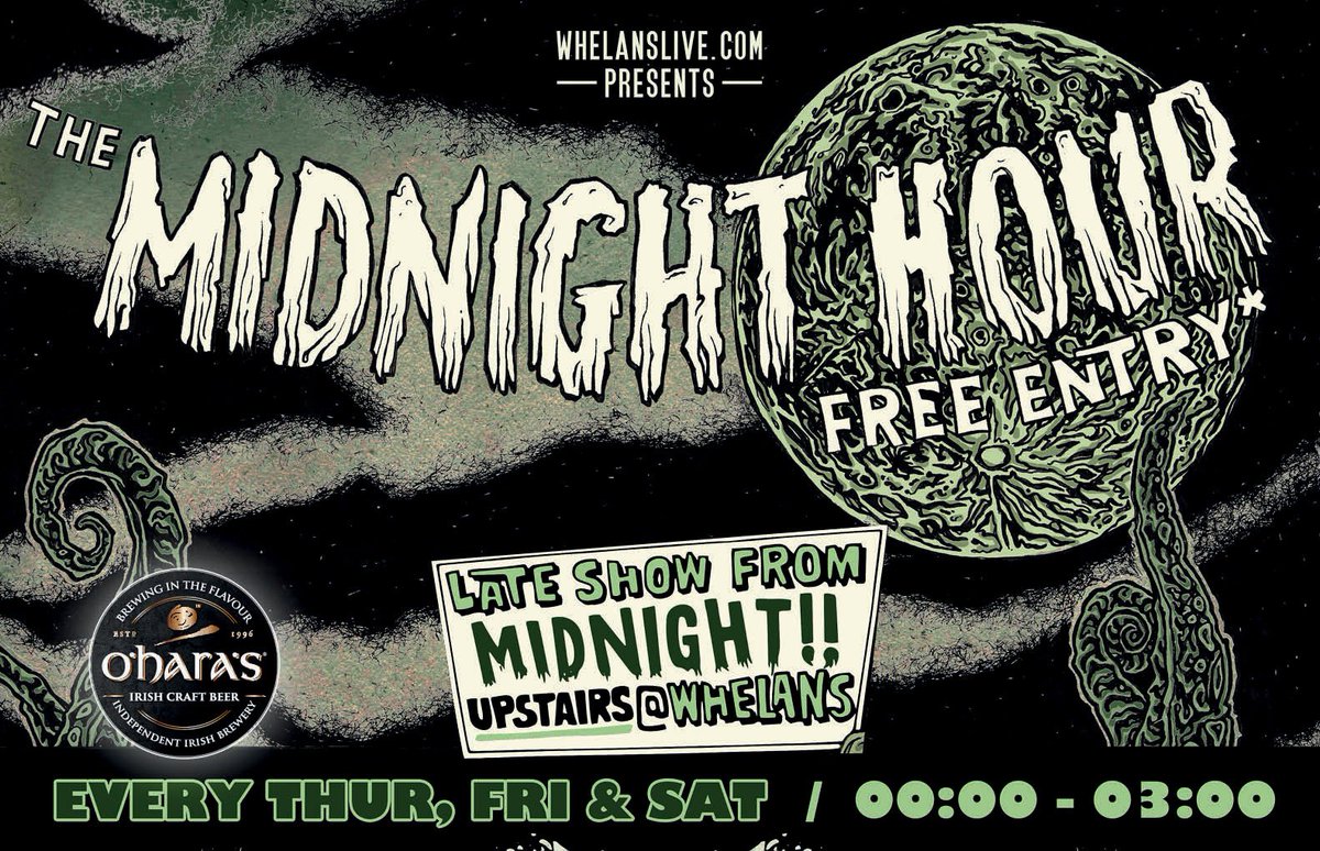whelanslive's tweet photo. #ICYMI Midnight Hour w/ ORWELLS ’84 + KELSO

Whelan’s Upstairs, Sat 26th May | Guest list via facebook event or Free before 22:30

https://t.co/KIRPMwZ39N
@OHarasBeers @orwells84 @kelsomusic https://t.co/a2jQkyuJTO
