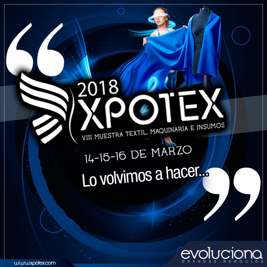 XpotexEcuador's tweet photo. #EVOLUCIONA

A pocos minutos de abrir nuestras puertas #XPOTEX 2018 Feria Oficial de la Industria Textil.

Estamos en el Centro de Exposiciones Quito

¡TE ESPERAMOS!

#Textil #LaFeriOficialDelSectorTextil @capeipi_ec @CAPEIPI_ https://t.co/RSqIJERBgN