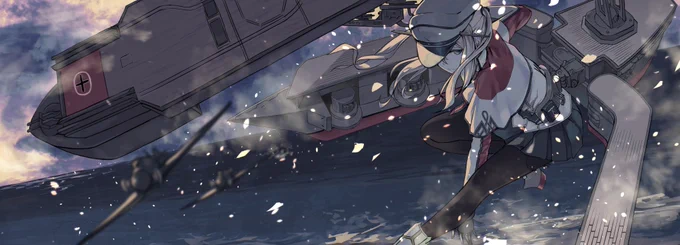 アズレンと艦これ
#私の作品もっと沢山の人に広がれ祭り 